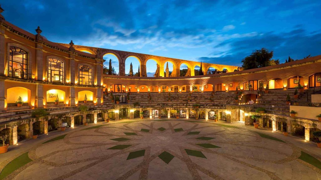 Mexico’s first bullring is now used for events at the Hotel Quintas Real Zacatecas